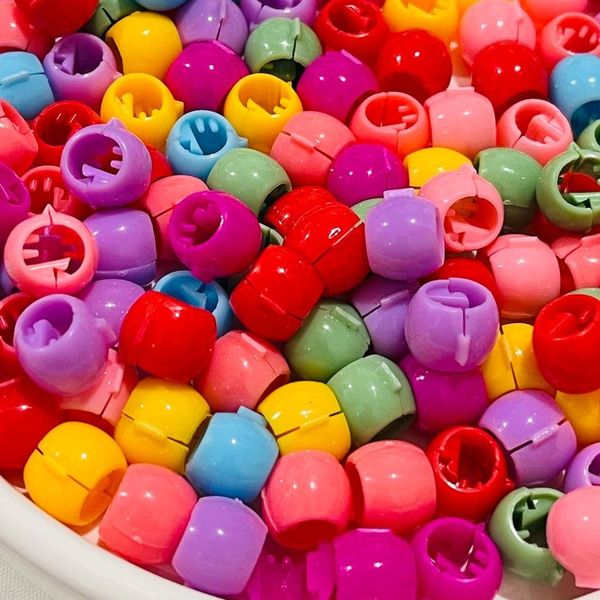 مهره مو طرح دایره محصول وارداتی (بسته 50 عددی)