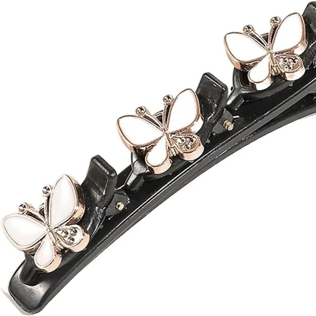 خرید آنلاین گیره انبری کلیپس دار تقسیم کننده مو طرح پروانه (هرعدد)