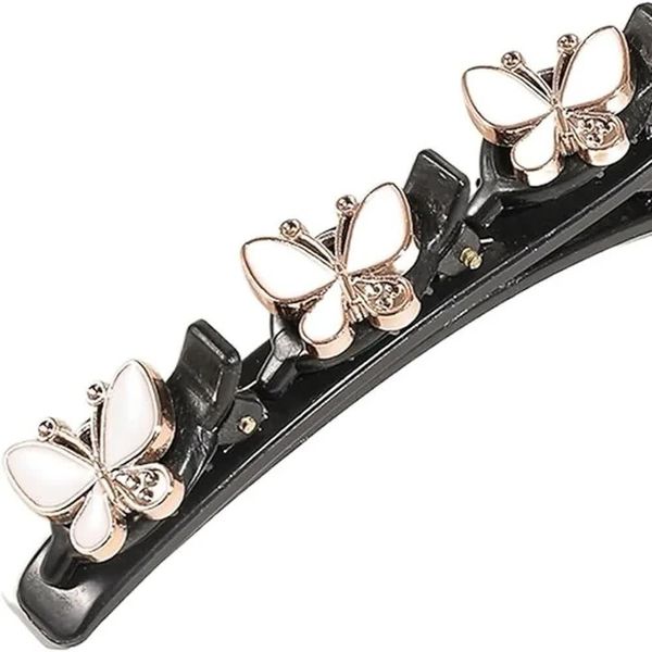 گیره انبری کلیپس دار تقسیم کننده مو طرح پروانه (هرعدد)