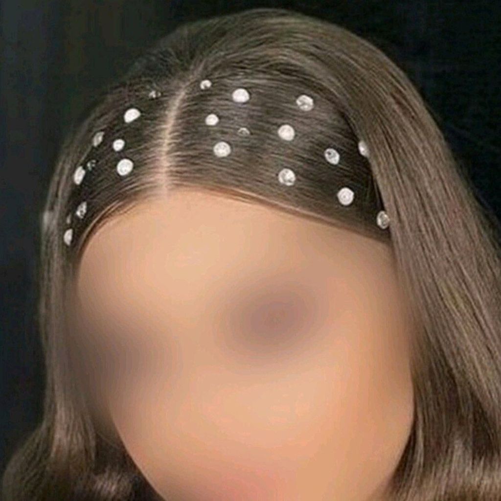 قیمت ارزان نگین مو چسبی (بسته ای)