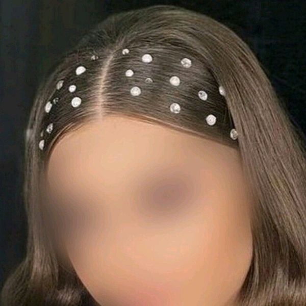 نگین مو چسبی (بسته ای)