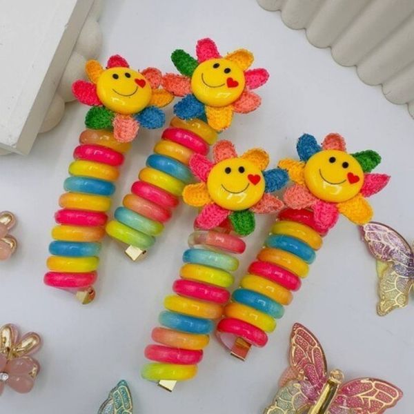 کش مو فنری آفتابگردان با انعطاف پذیری بالا برای انواع حجم مو