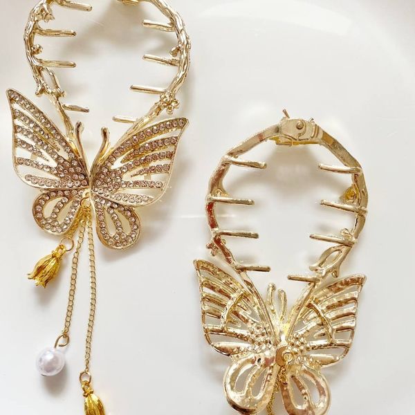 گیره گوجه ای مجلسی فلزی پروانه ای