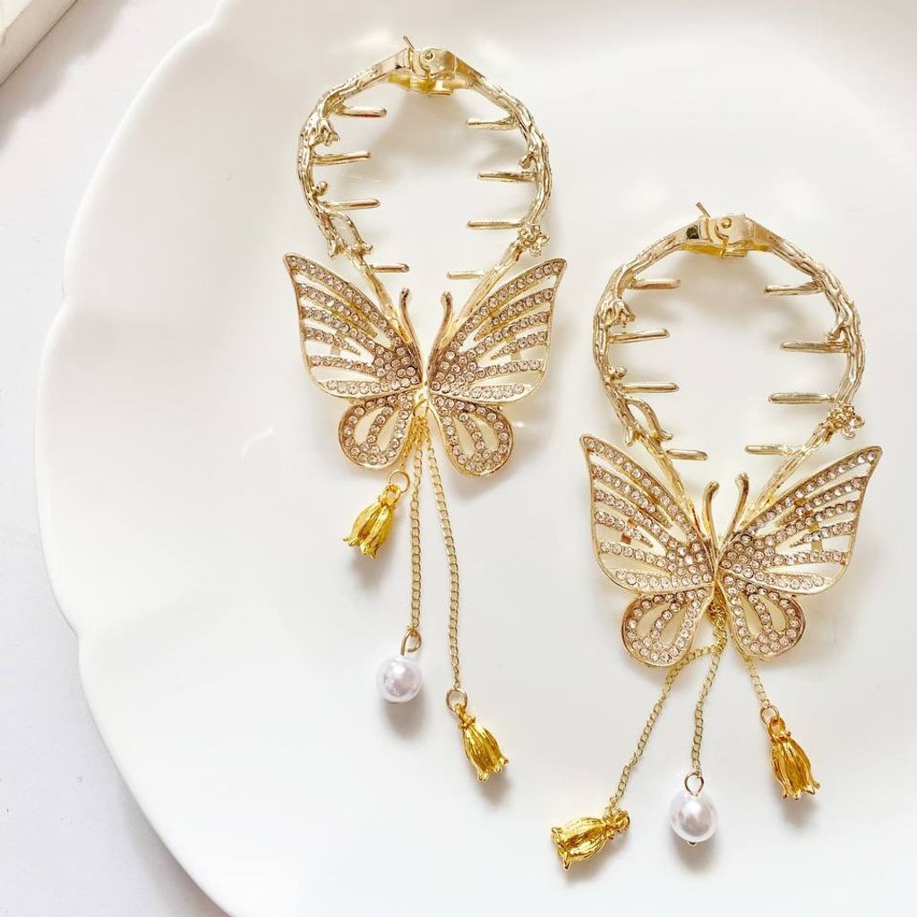 خرید اینترنتی گیره گوجه ای مجلسی فلزی پروانه ای