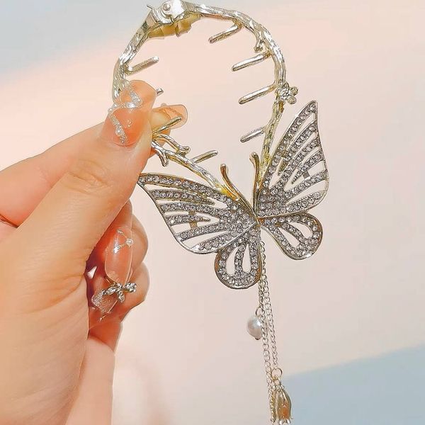 گیره گوجه ای مجلسی فلزی پروانه ای