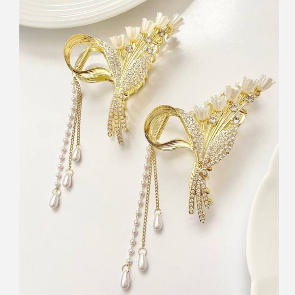 کلیپس مجلسی خوشه گل آویزدار