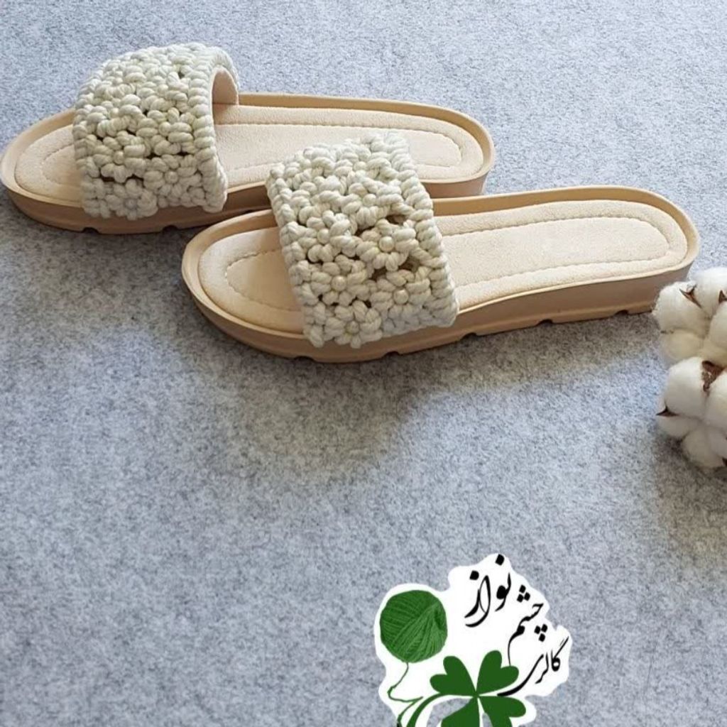 مشخصات صندل رویه دستبافت طرح عروس