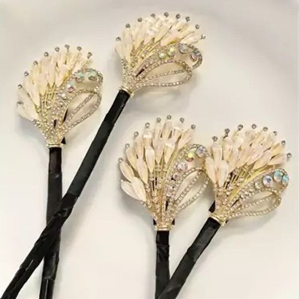 باندفر مجلسی طاووس کریستالی - کیفیت درجه یک و رنگ ثابت