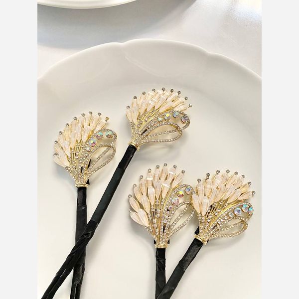 باندفر مجلسی طاووس کریستالی - کیفیت درجه یک و رنگ ثابت