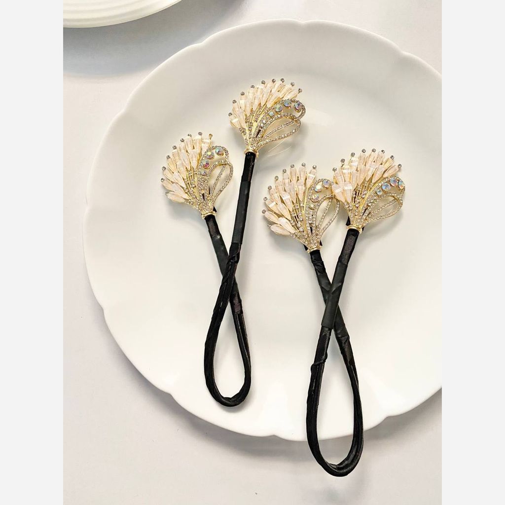 قیمت باندفر مجلسی طاووس کریستالی - کیفیت درجه یک و رنگ ثابت