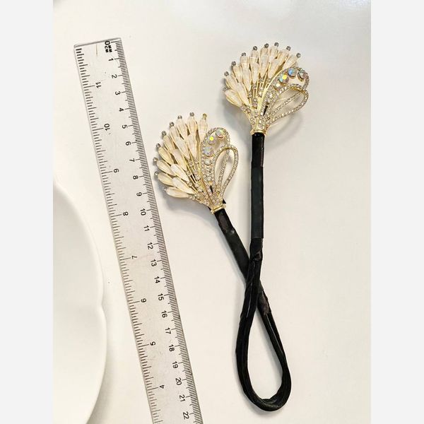 باندفر مجلسی طاووس کریستالی - کیفیت درجه یک و رنگ ثابت