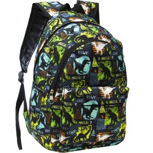 کوله پشتی دایناسوری سبز