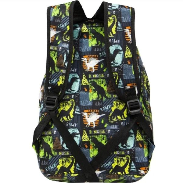 کوله پشتی دایناسوری سبز