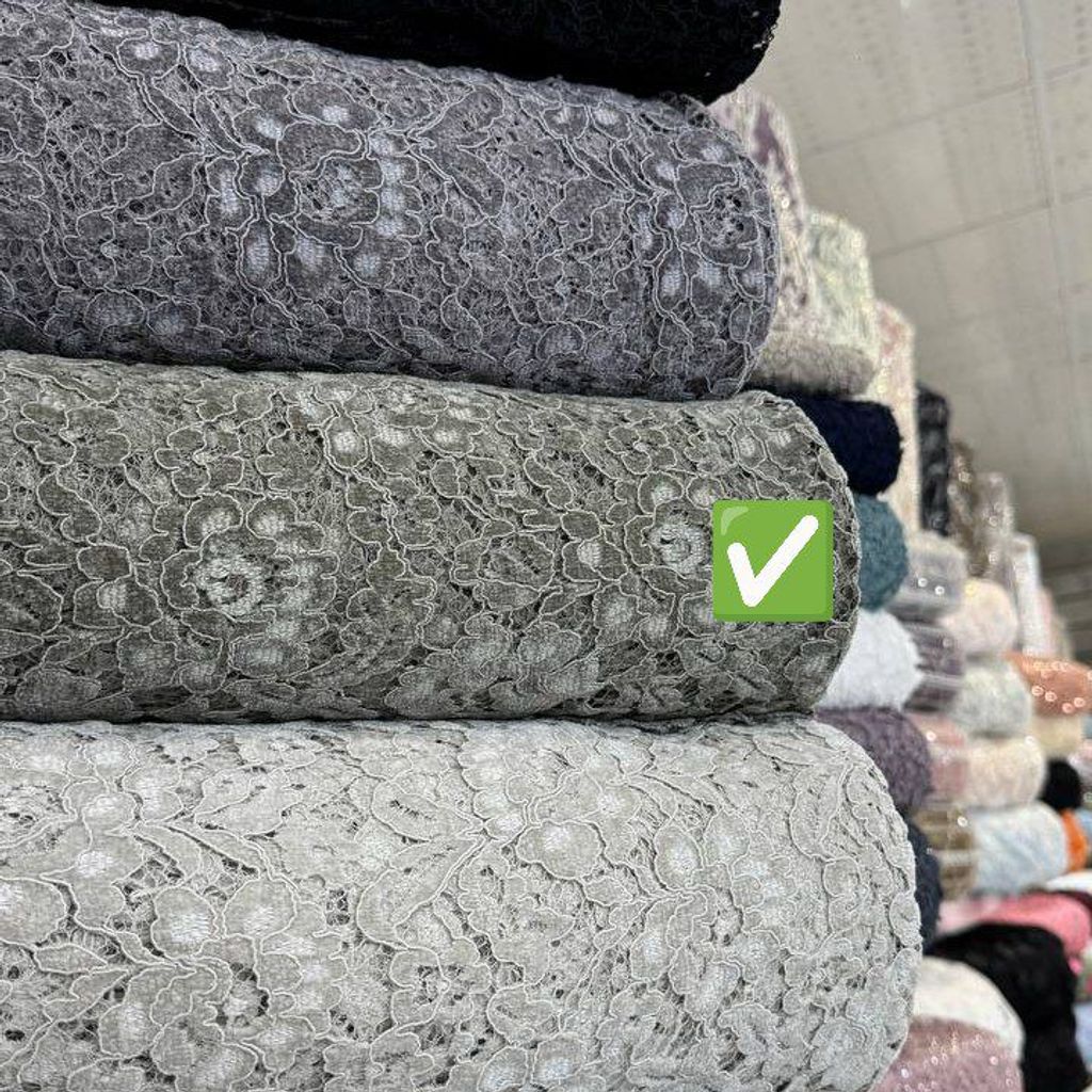 خرید اینترنتی قیمت پارچه گیپور مخمل 1184 - سبز دریایی تیره