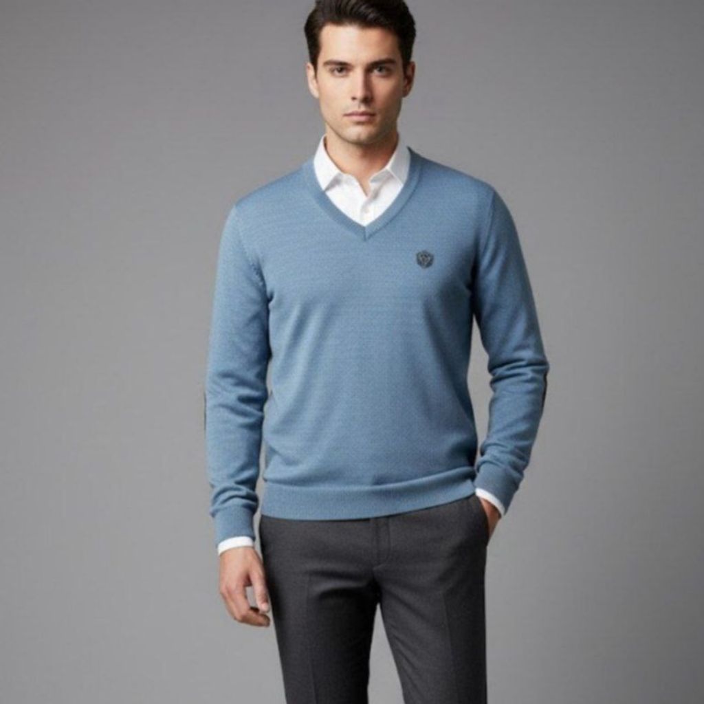 خرید آنلاین بافت یقه هفت مردانه