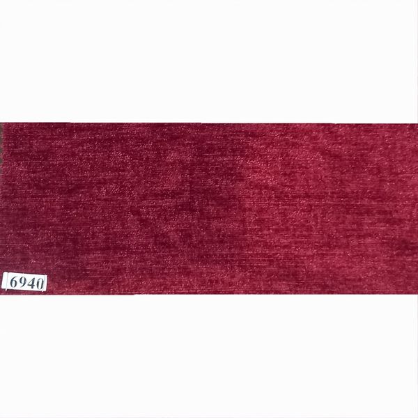 پارچه پرده مخمل شانل رنگ زرشکی کد 6940