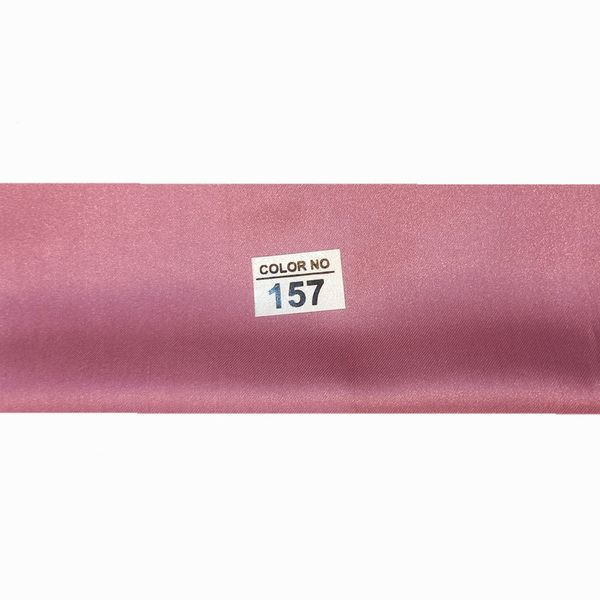 پارچه ساتن ساده عرض 3 متر کد 157 رنگ صورتی