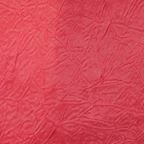 پارچه پرده عرض 2.8 متر جنس ترگالت چروک کد 5706 رنگ قرمز