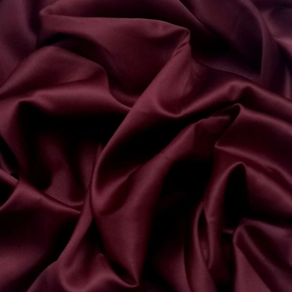 پارچه ساتن ساده عرض 2.9 متر رنگ زرشکی