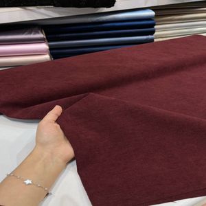 پارچه شنل مخمل ترک 1163 - رنگ زرشکی