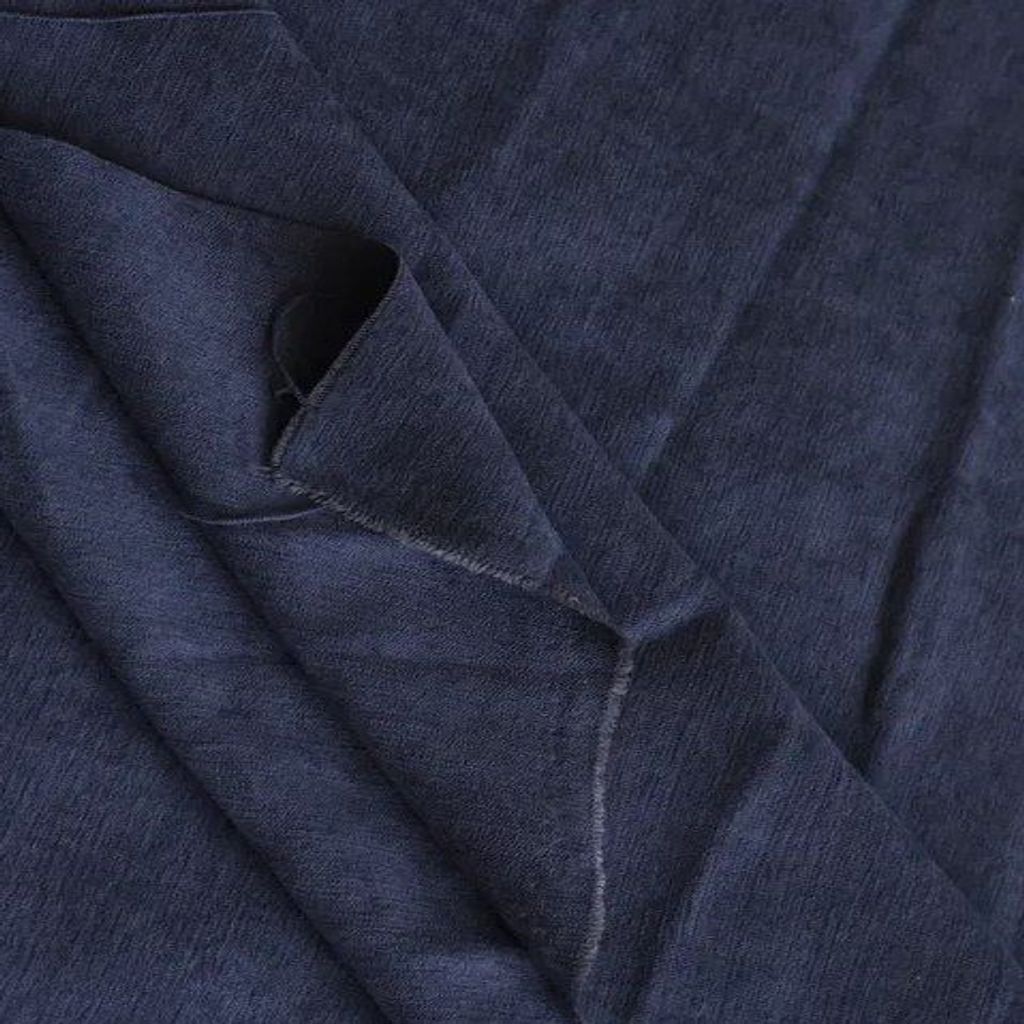 خرید اینترنتی قیمت پارچه شنل مخمل ترک 1163 - رنگ سرمه ای