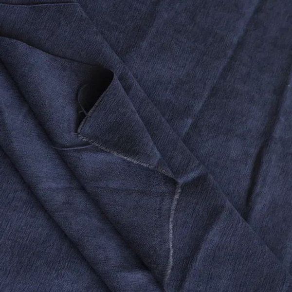 پارچه شنل مخمل ترک 1163 - رنگ سرمه ای