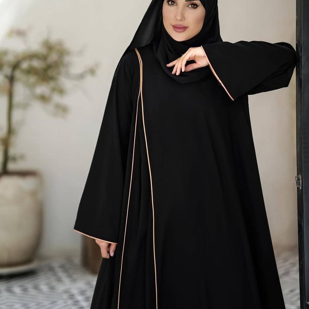 خرید آنلاین مانتو عبایی مغزی دوزی