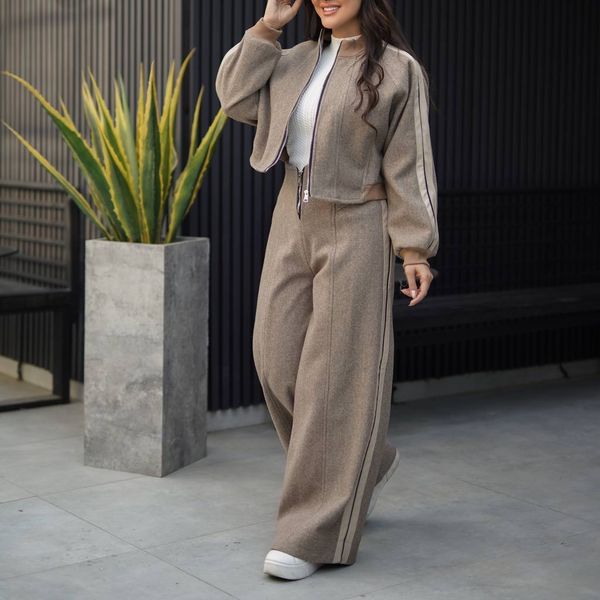 ست بامبر شلوار فوتر بغل چرم