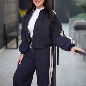 خرید آنلاین ست بامبر شلوار فوتر بغل چرم