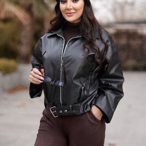 بامبر جکت چرم درجه یک