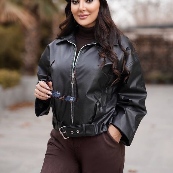 بامبر جکت چرم درجه یک