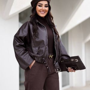 مشخصات بامبر جکت چرم درجه یک