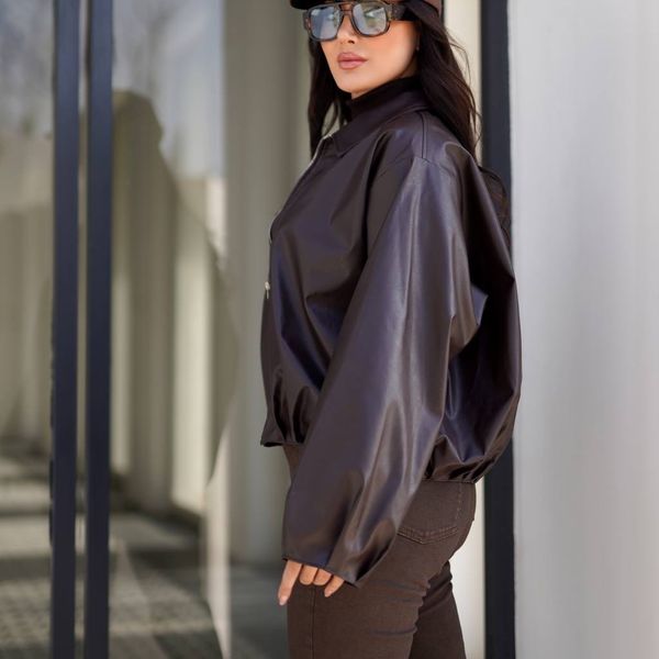 بامبر جکت چرم درجه یک