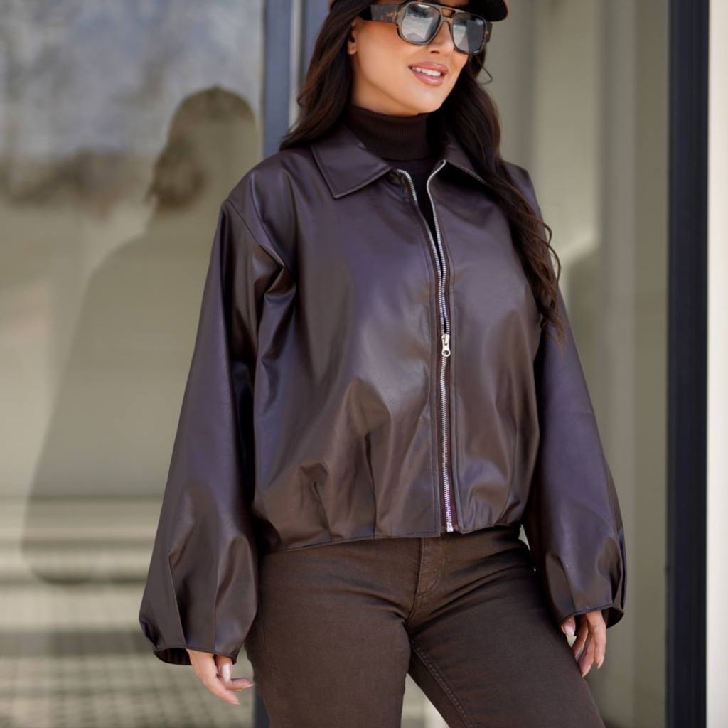 خرید اینترنتی بامبر جکت چرم درجه یک