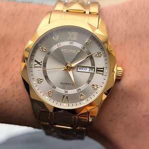 خرید انلاین ساعت مردانه فلزی شیشه تراش مارک