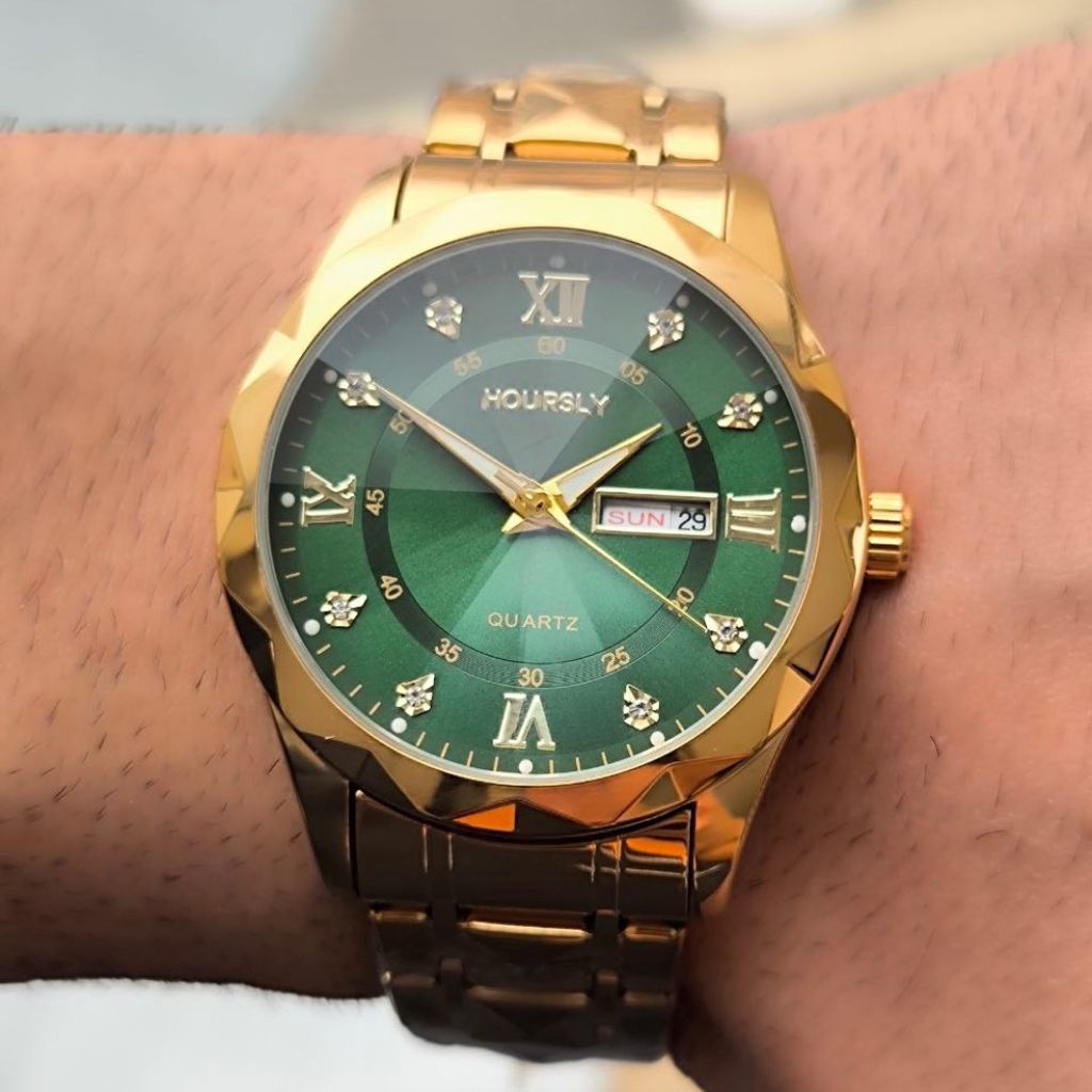 فروش اینترنتی ساعت مردانه فلزی شیشه تراش مارک