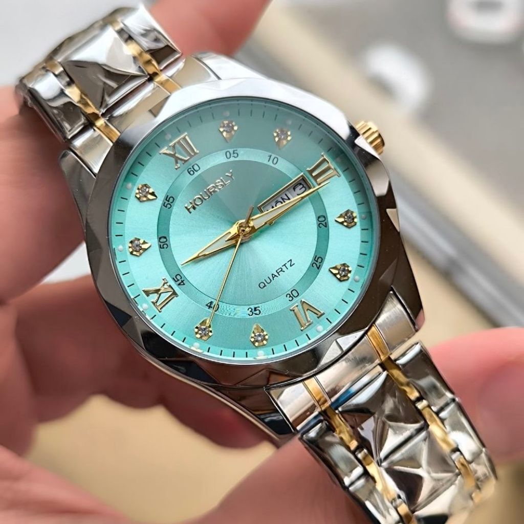 خرید انلاین ساعت مردانه فلزی شیشه تراش مارک