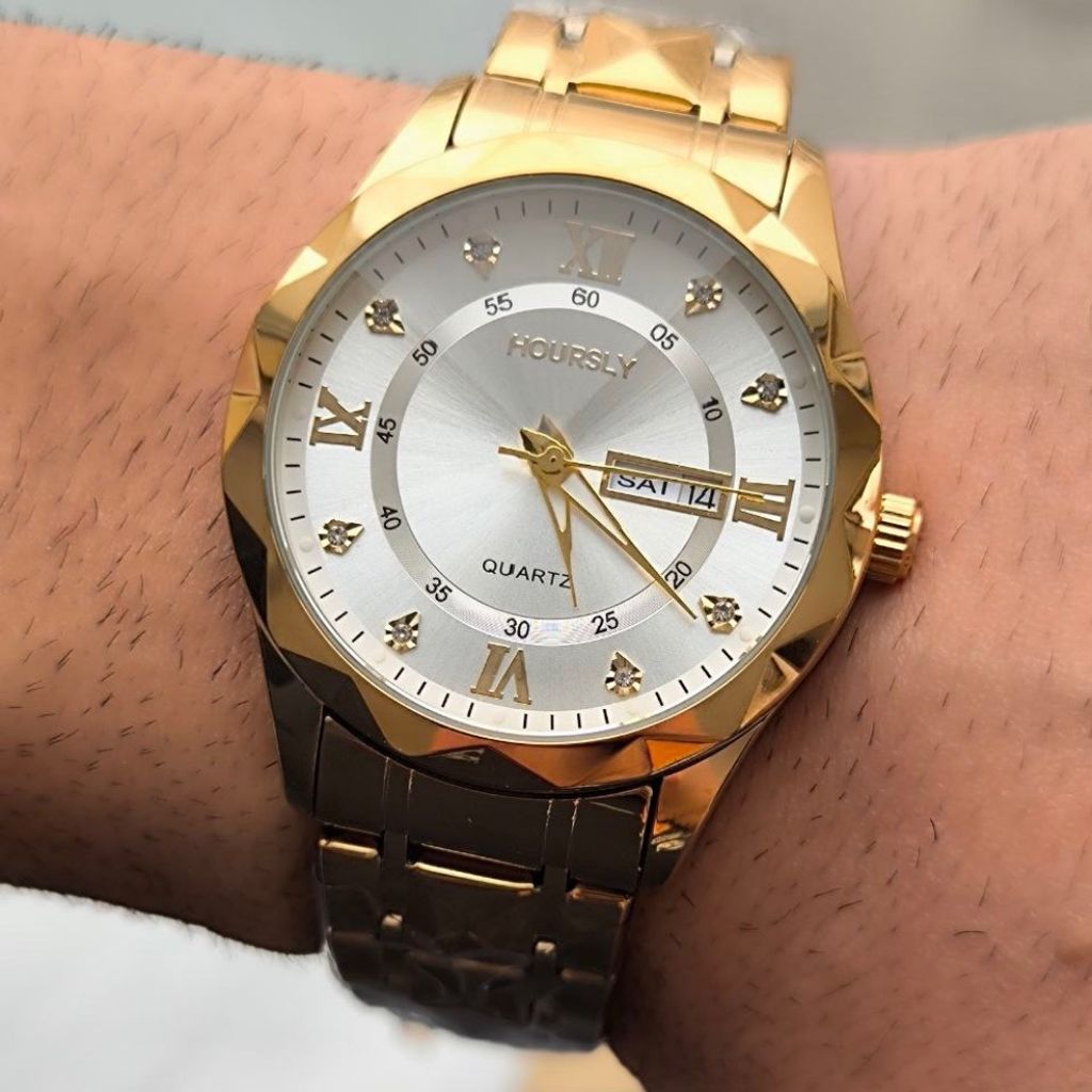 مشخصات ساعت مردانه فلزی شیشه تراش مارک