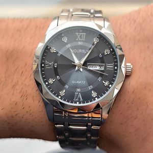 قیمت ساعت مردانه فلزی شیشه تراش مارک