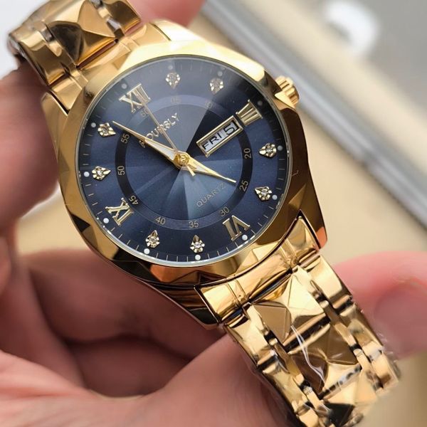 ساعت مردانه فلزی شیشه تراش مارک