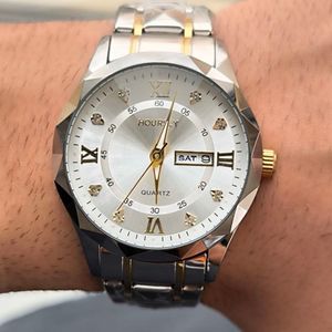 خرید انلاین ساعت مردانه فلزی شیشه تراش مارک