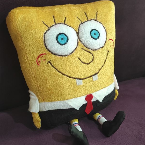 عروسک باب اسفنجی پولیشی سایز بزرگ 5در24در37