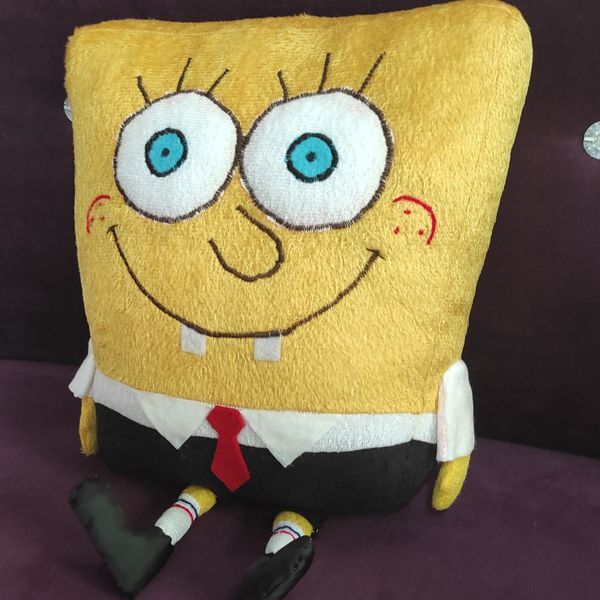 عروسک باب اسفنجی پولیشی سایز بزرگ 5در24در37