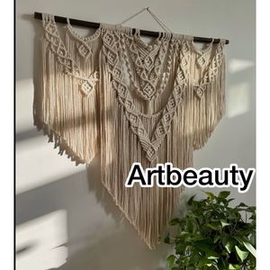 دیوارکوب اویز مکرومه بافی لاکچری ارت بیوتی