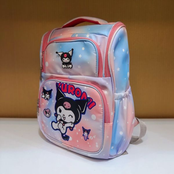 کوله پشتی Kuromi مدل صندوقی انگلیسی چاپ کورومی