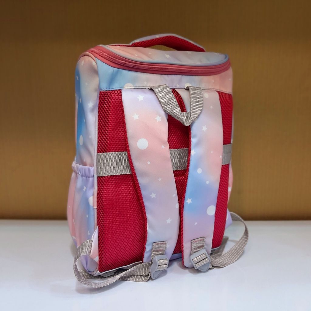 خرید انلاین کوله پشتی Kuromi مدل صندوقی انگلیسی چاپ کورومی