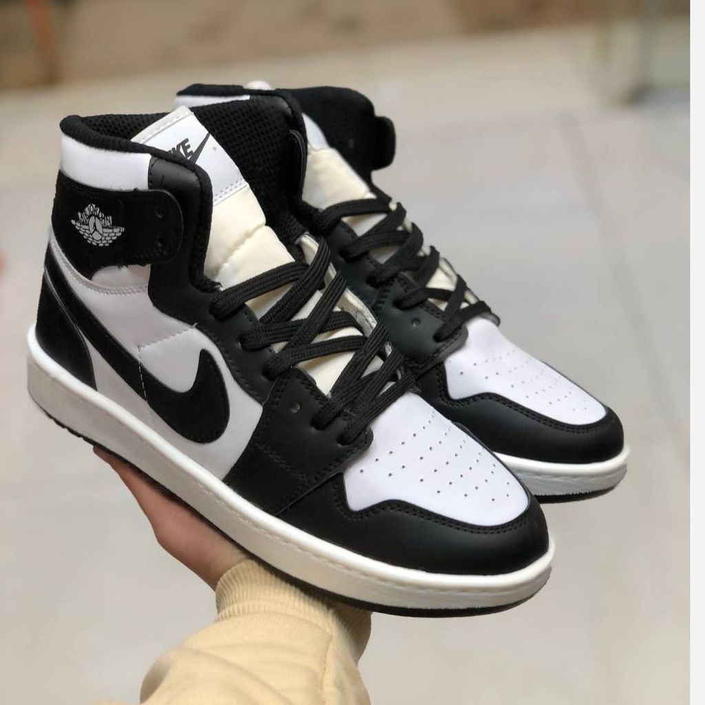 قیمت کفش نایک جردن ساقدار مردانه سفید مشکی 