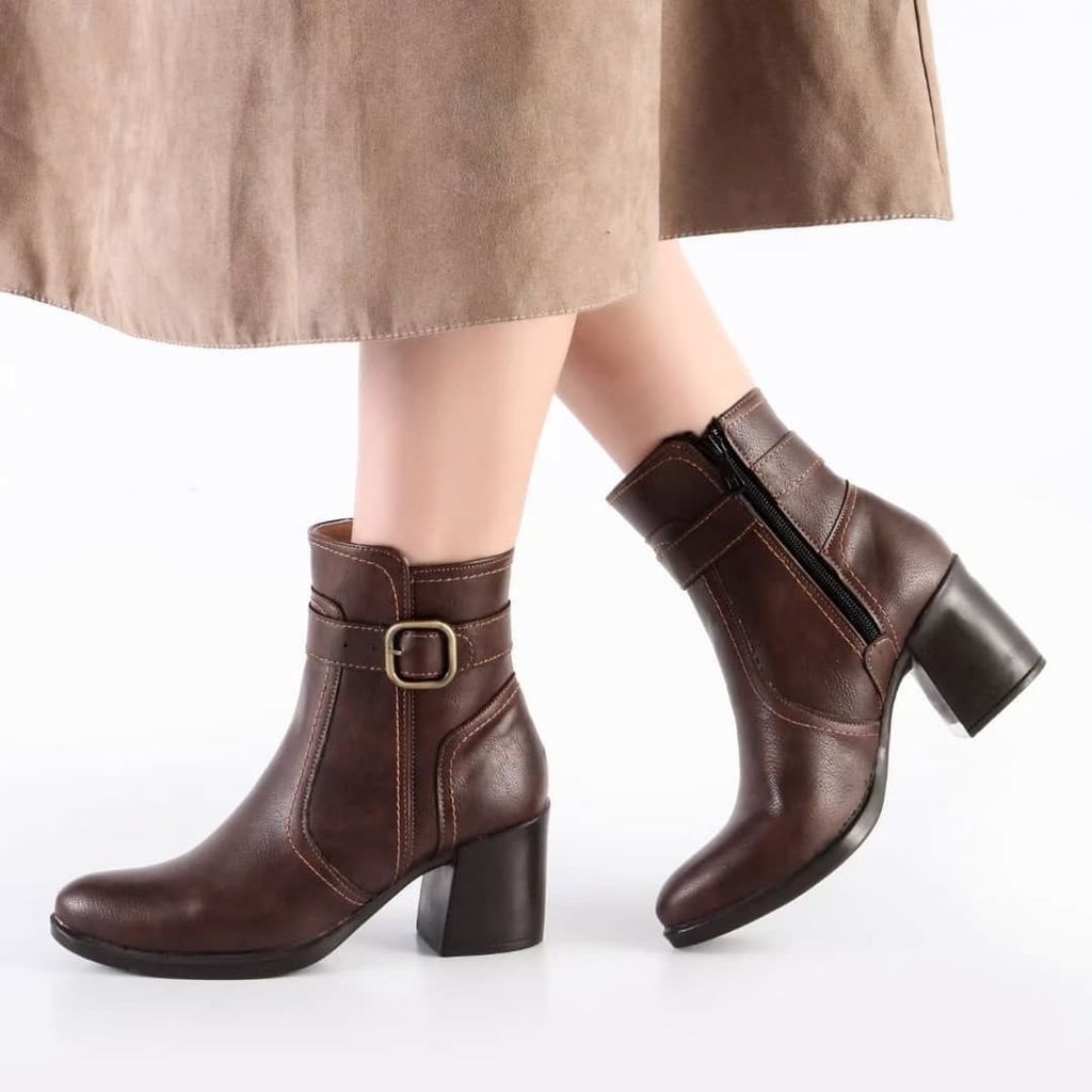 فروش اینترنتی نیم بوت پاشنه دار درجه یک