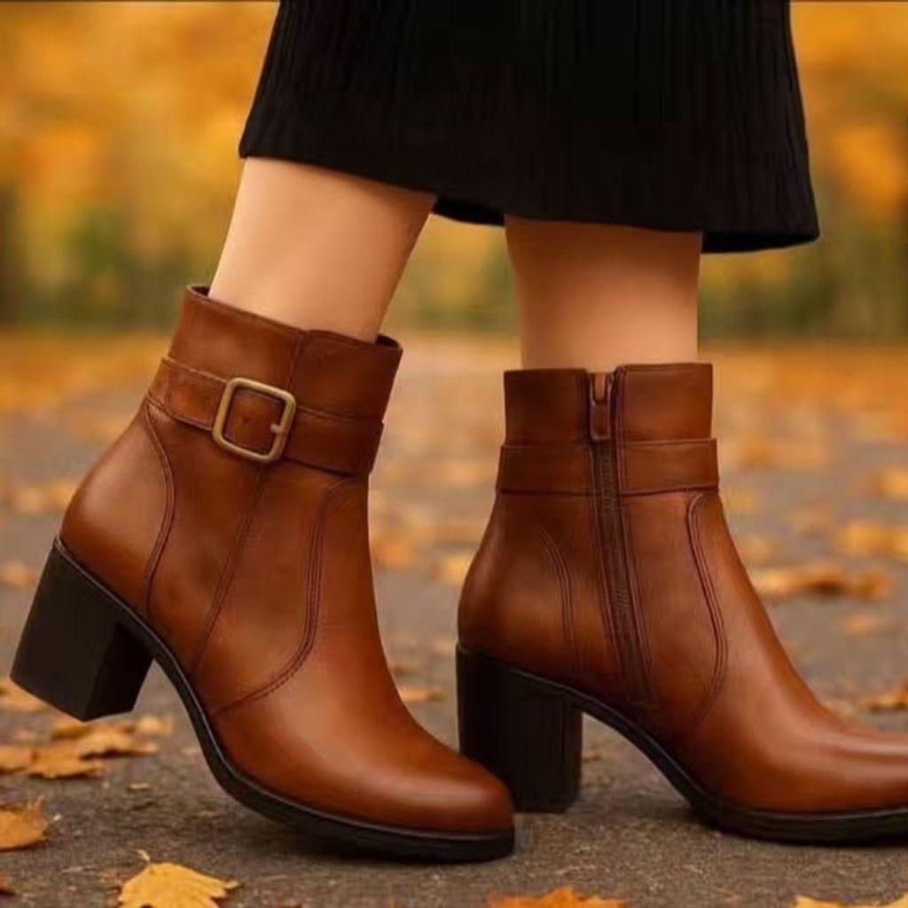 قیمت نیم بوت پاشنه دار درجه یک