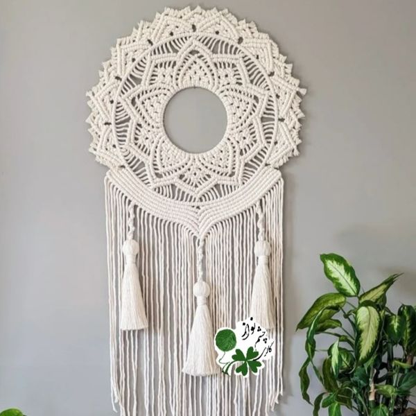 دریم کچر مکرومه بافی طرح سروین چشم نواز